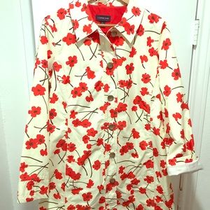 Lands End Poppy Raincoat
